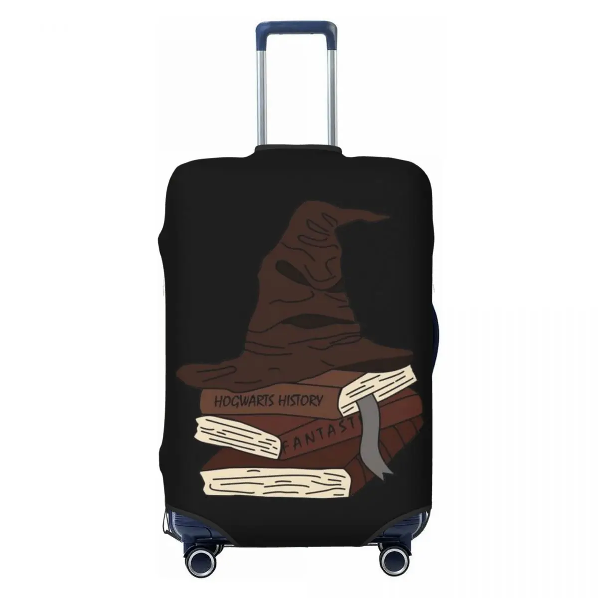 

Custom H-Harrys Sorting Hat Luggage Cover Protector Cute Travel Suitcase Covers for 18-32 Inch