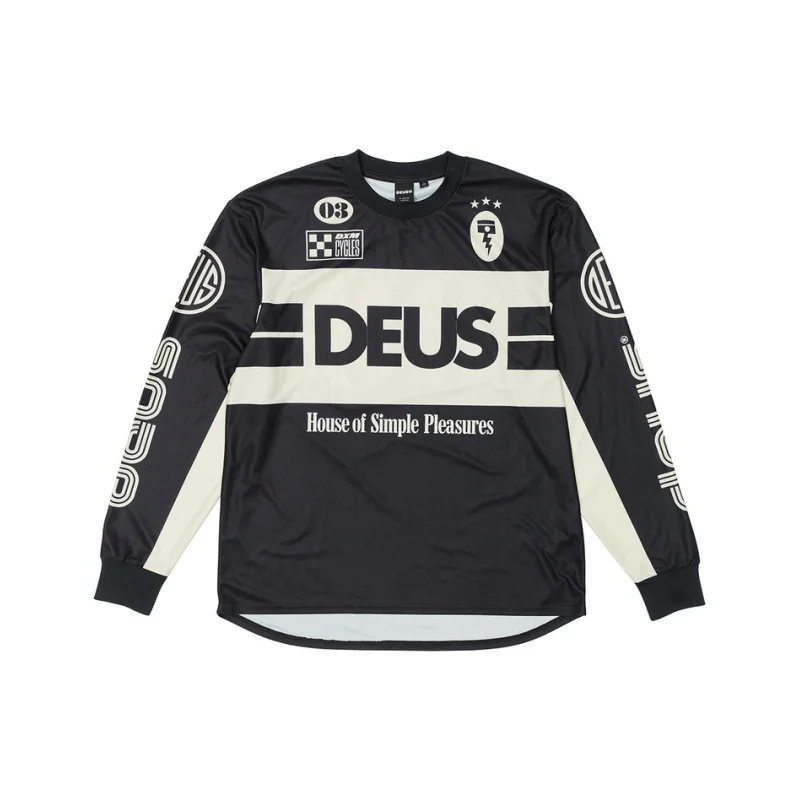 Men Women Long Sleeve Motorcycle Downhill Jersey DEUS EX MACHINA Motocross moisture-wicking T-shirt Riding Bicycle Clothing MTB