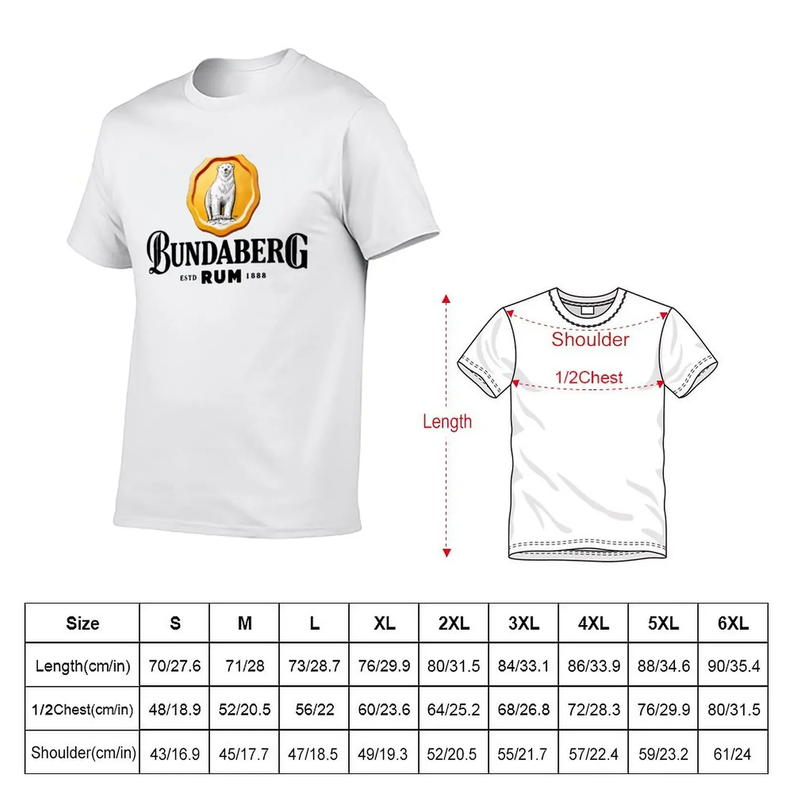 Exquisite Bundaberg Rum Design T-Shirt essential t shirt custom t-shirts funny gifts compression shirt men