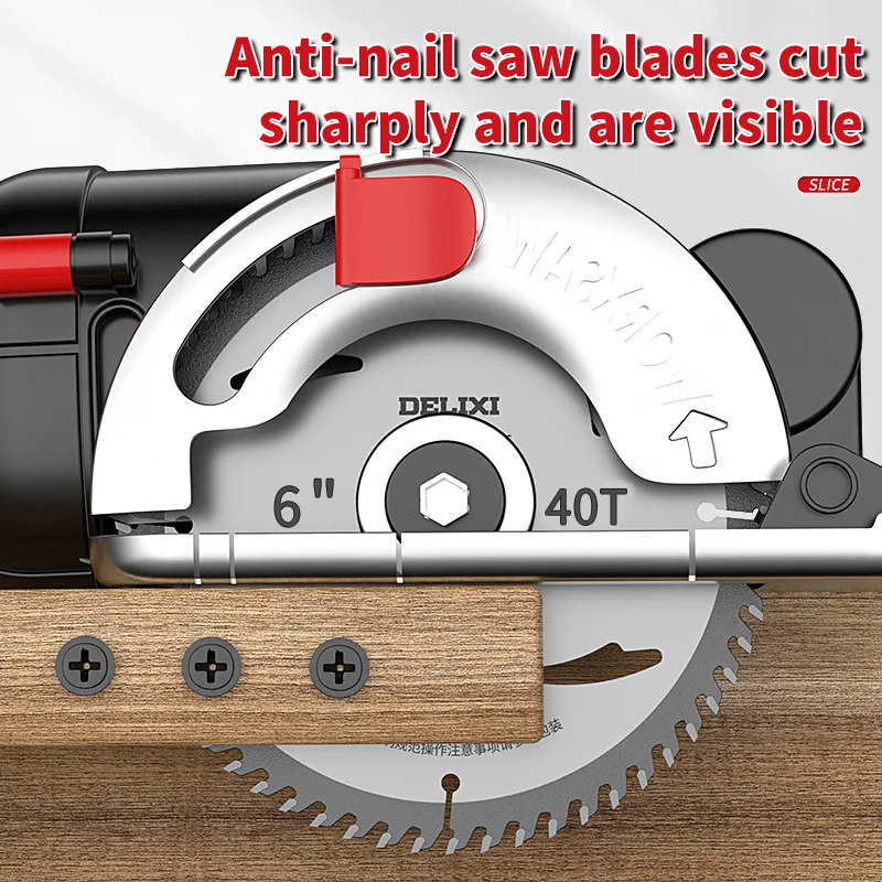 5/5.5/6 Inch Lithium Battery Saw Blade Woodworking 24/40 Tooth Cutting Machine Circular Saw Blade Energy Saving Type Wood Tool - view 4