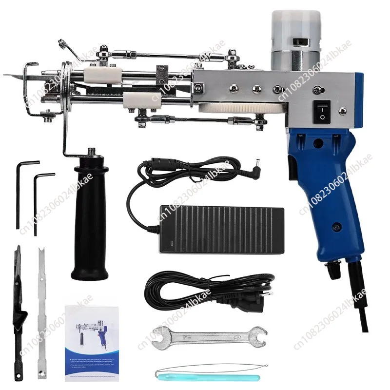 Tufting Gun 2 IN 1 Electric Carpet Tufting Gun Can Do Both Cut Pile and Loop Pile Hand Gun Carpet Weaving Flocking Power Tools