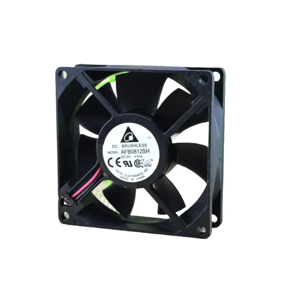 

80mm Fan for Delta AFB0812SH 8025 12v 0.51a 8cm High-End Equipment Cooling