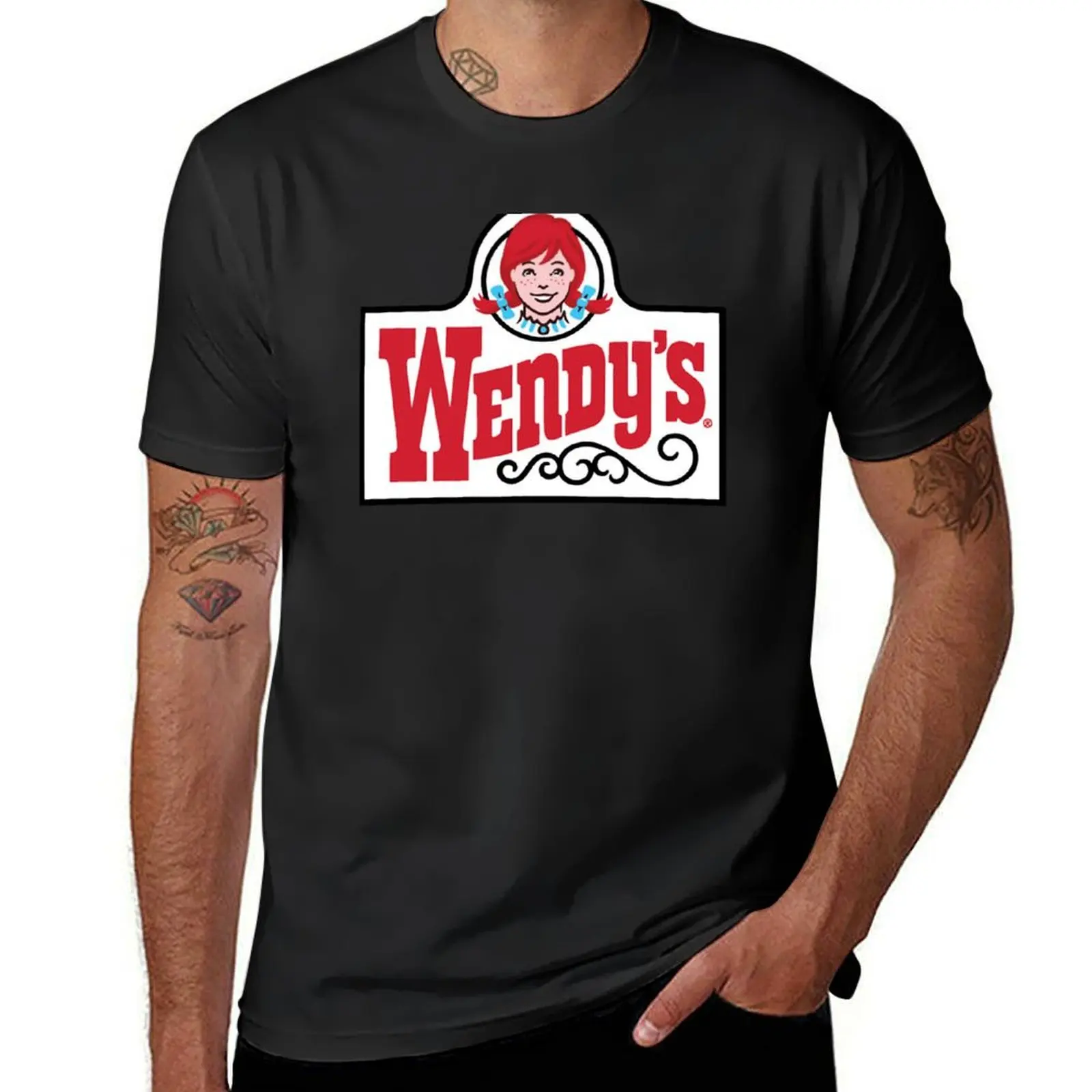 

Wendys Wendy_amp_x27_s Logo square T-Shirt cute clothes for a boy mens vintage t shirts