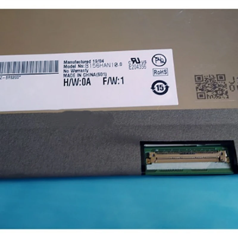 

B156HAN10.0 Display IPS Panel 15.6" LED LCD Screen 1920x1080 144HZ 100% color 1000:1 contrast ratio 40 pin 500 cd/m²