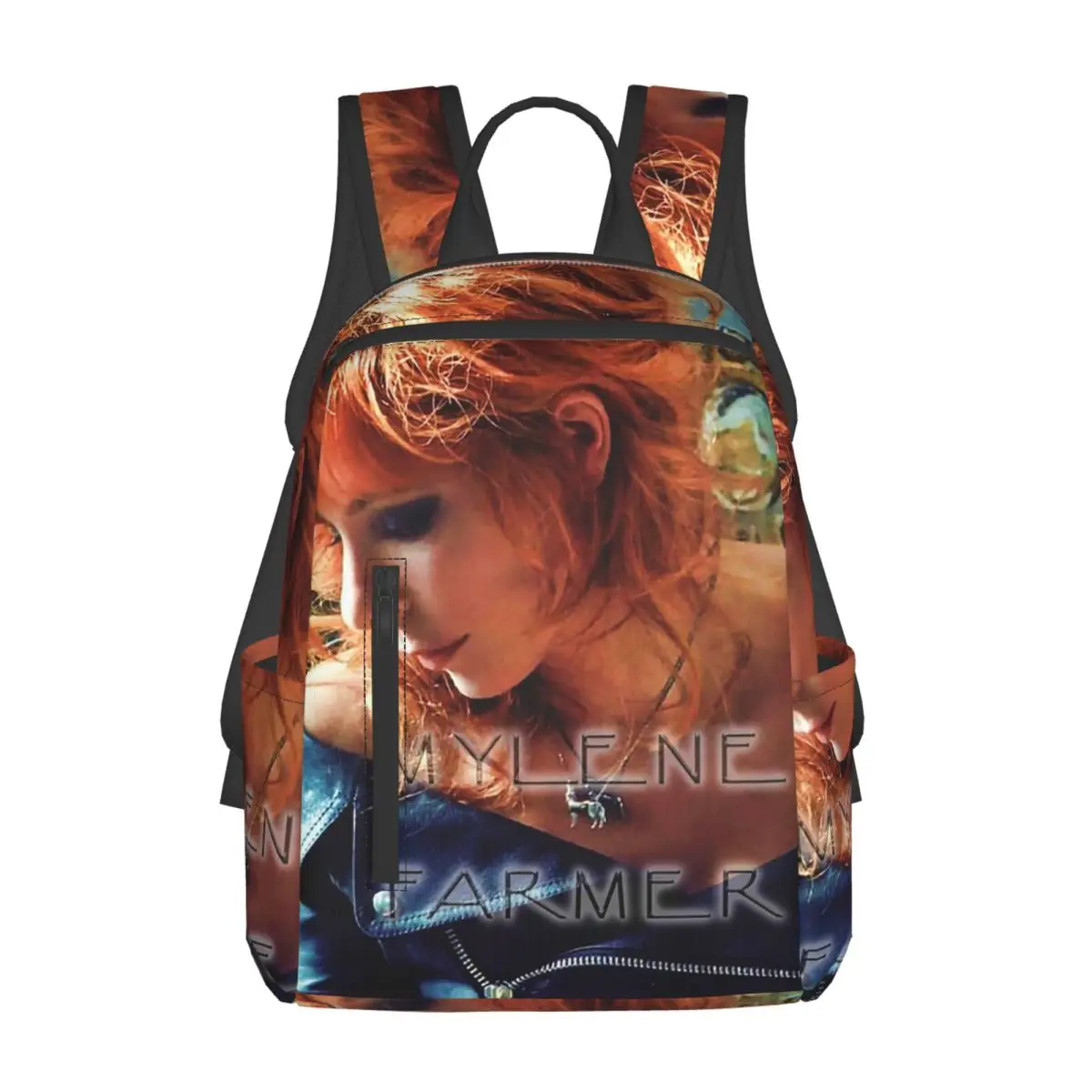 

Рюкзак Mylene Farmer French Singer, вместительный рюкзак для мальчиков и девочек, школьная сумка, сумки на плечо для мужчин и женщин