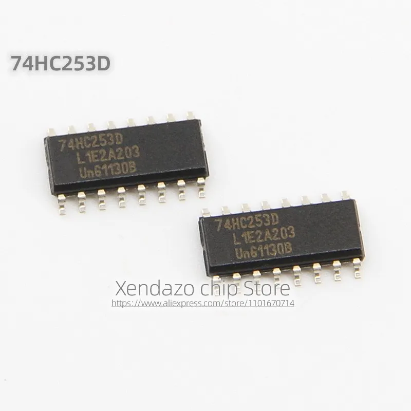 10pcs/lot 74HC253D 74HC253 SOP-16 package Original genuine Multiplexer chip