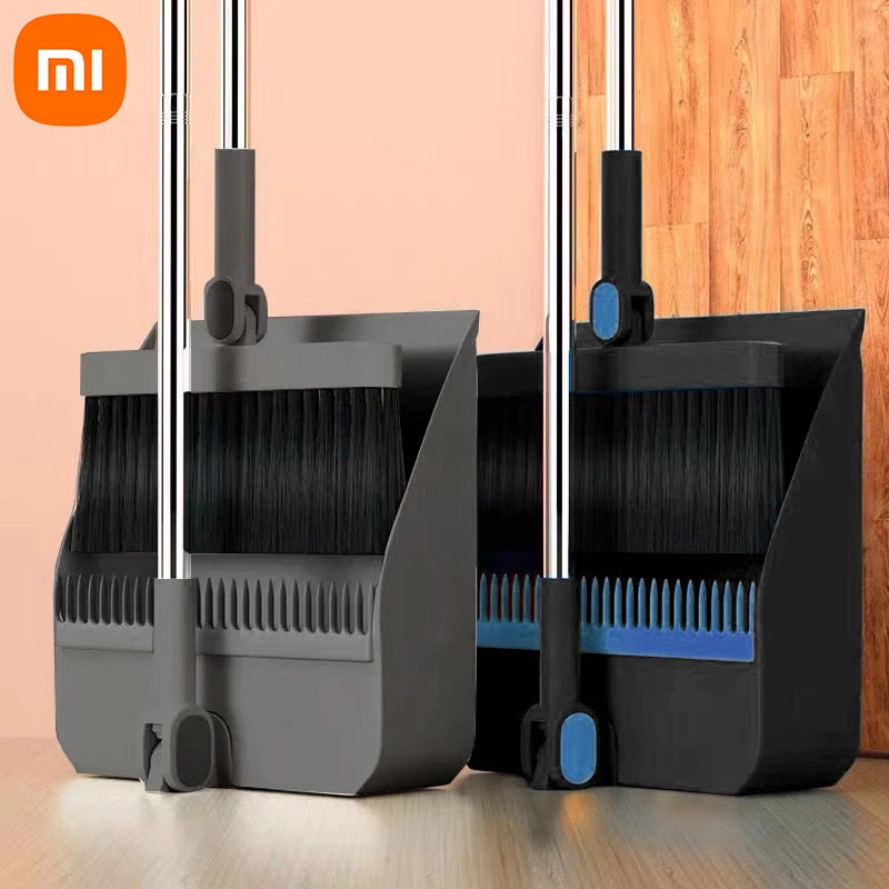 Xiaomi Broom Set Household Broom Broom Dustpan Set Brush Head Sweeping Individual Sweep Broom Foldable Garbage Shovel Broom