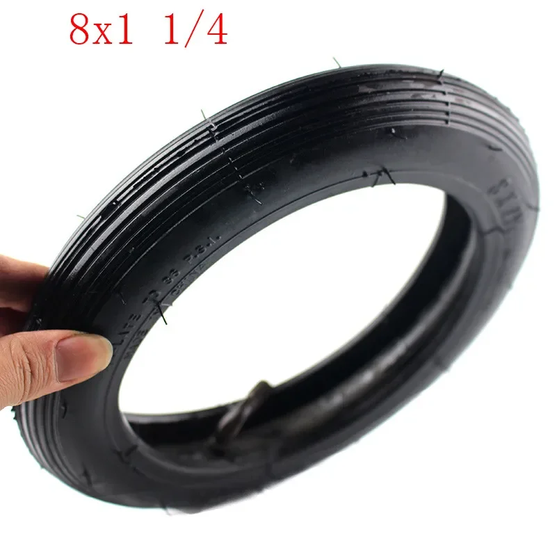 High performance 8 inch tyre 8X1 1/4 Scooter Tire & Inner Tube fit  Bent Valve Suits Bike Electric / Gas  Tyre