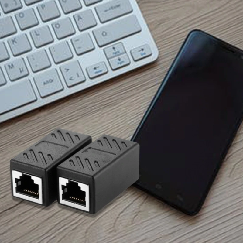 2023 extensão ethernet rj45 para cat6 lan extensor conector remendo para computador