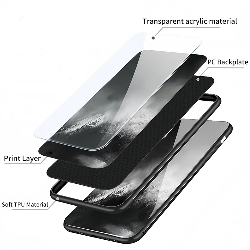 Phone Case For Vivo Y55 5G Y53S Y35 Plus Y33 Y33S Y52T Y52 Y51A Y51 Y50 Y39 Y36 Fashion Horse Print Shockproof Glass Cover view 5