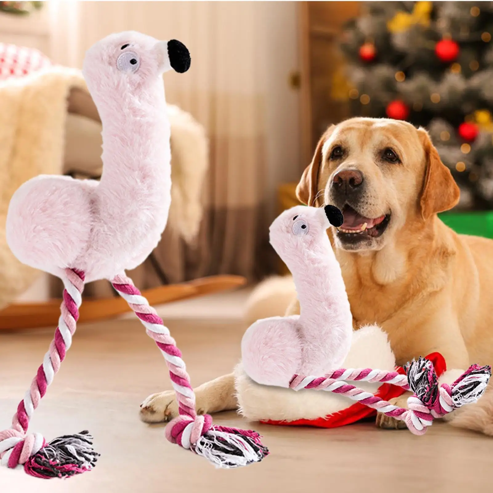 

Dog Toys Plush Cute Animal Dog Plush Squeaky Chew Toys Stuffed Animal for Small Medium Large Aggressive Boredom Training Bedtime