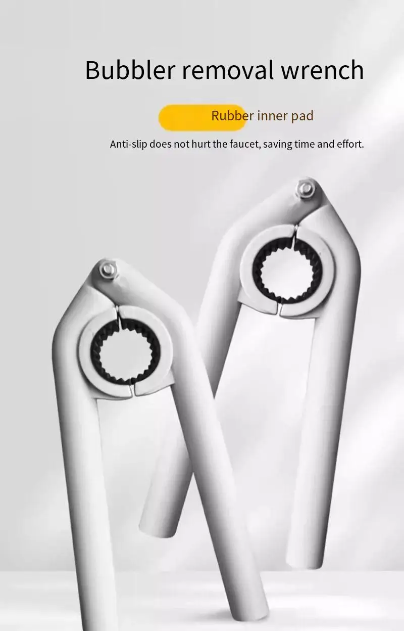 Faucet Aerator Wrench Nonslip Tap Remover Sink Wrench Replacement Tool For Kitchen Vegetable Bathroom Washing Basin Faucet