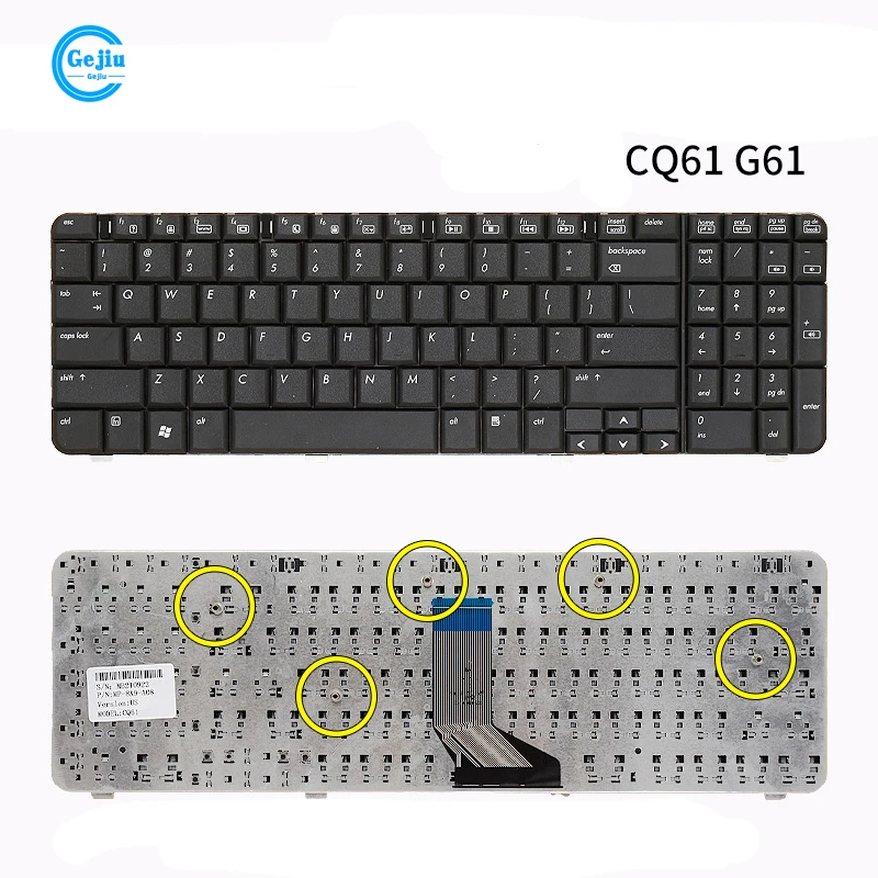 لوحة مفاتيح الكمبيوتر المحمول الجديدة ل HP كومباك CQ40 CQ41 بريساريو CQ61 G61 CQ60 G60