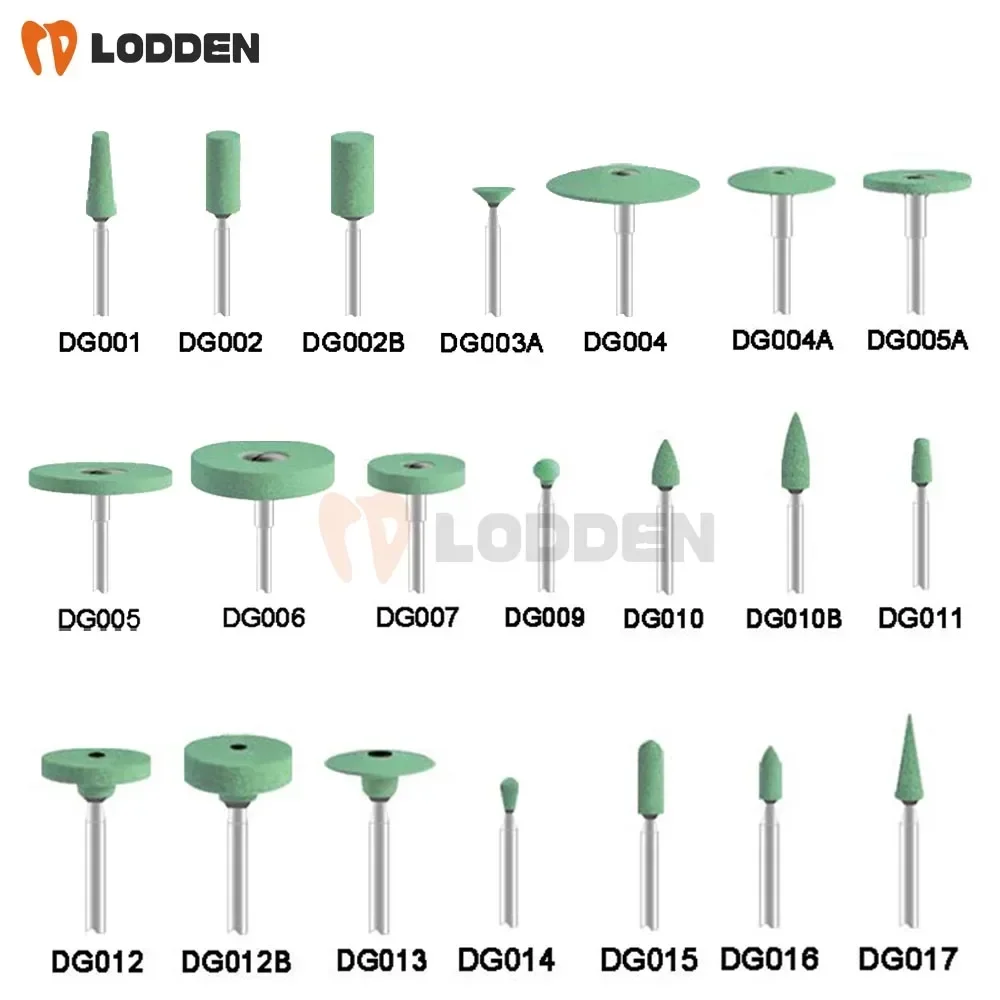 Dental Ceramic Diamond Polishing Burs Diamond Stones Zirconia Dentistry Grinding Cutter Dental Lab Drills Rotary Tools