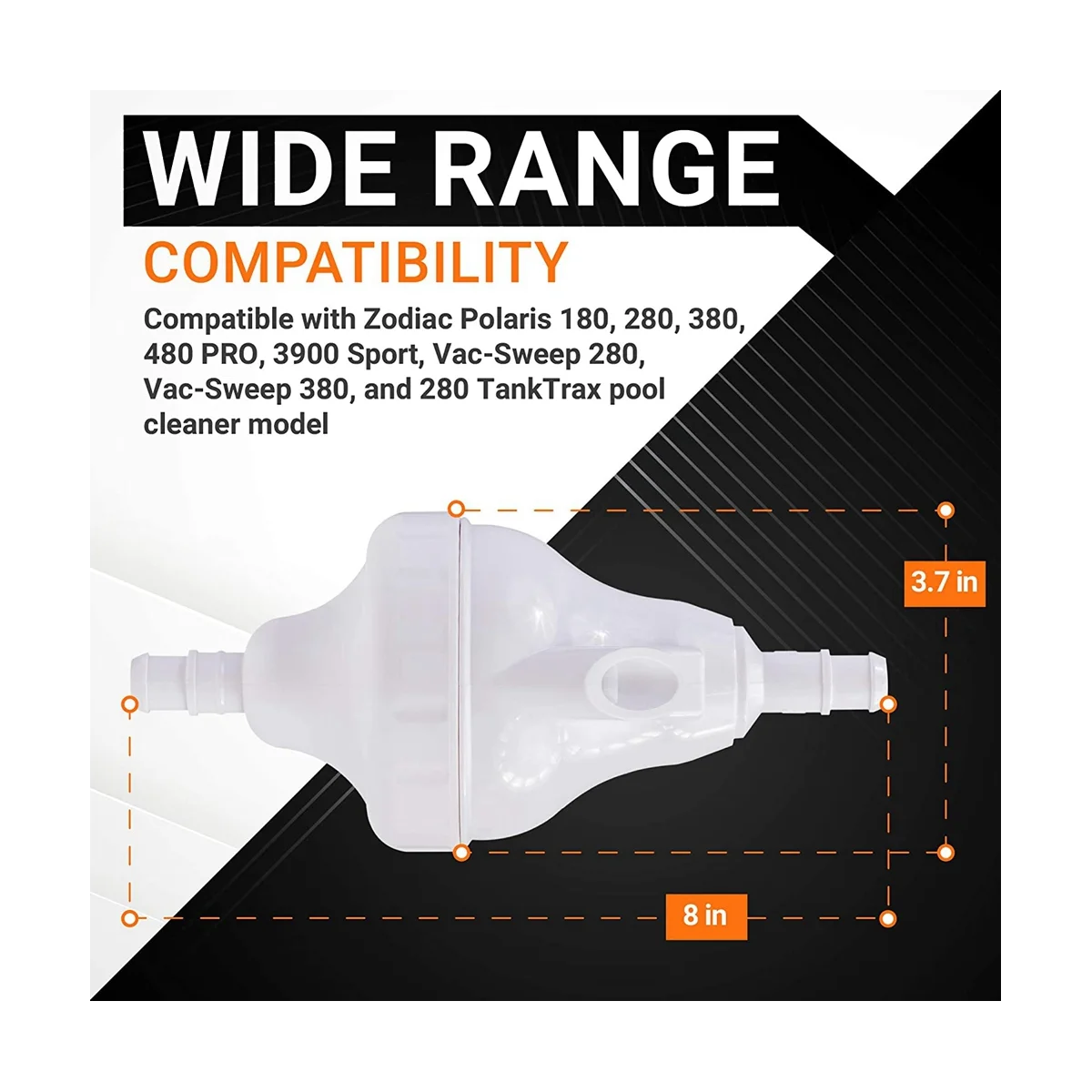 Kit de válvula de respaldo G52, pieza de repuesto, ajuste exacto para Polaris 180, 280, 380, 480, 3900, piezas de limpiador de piscinas