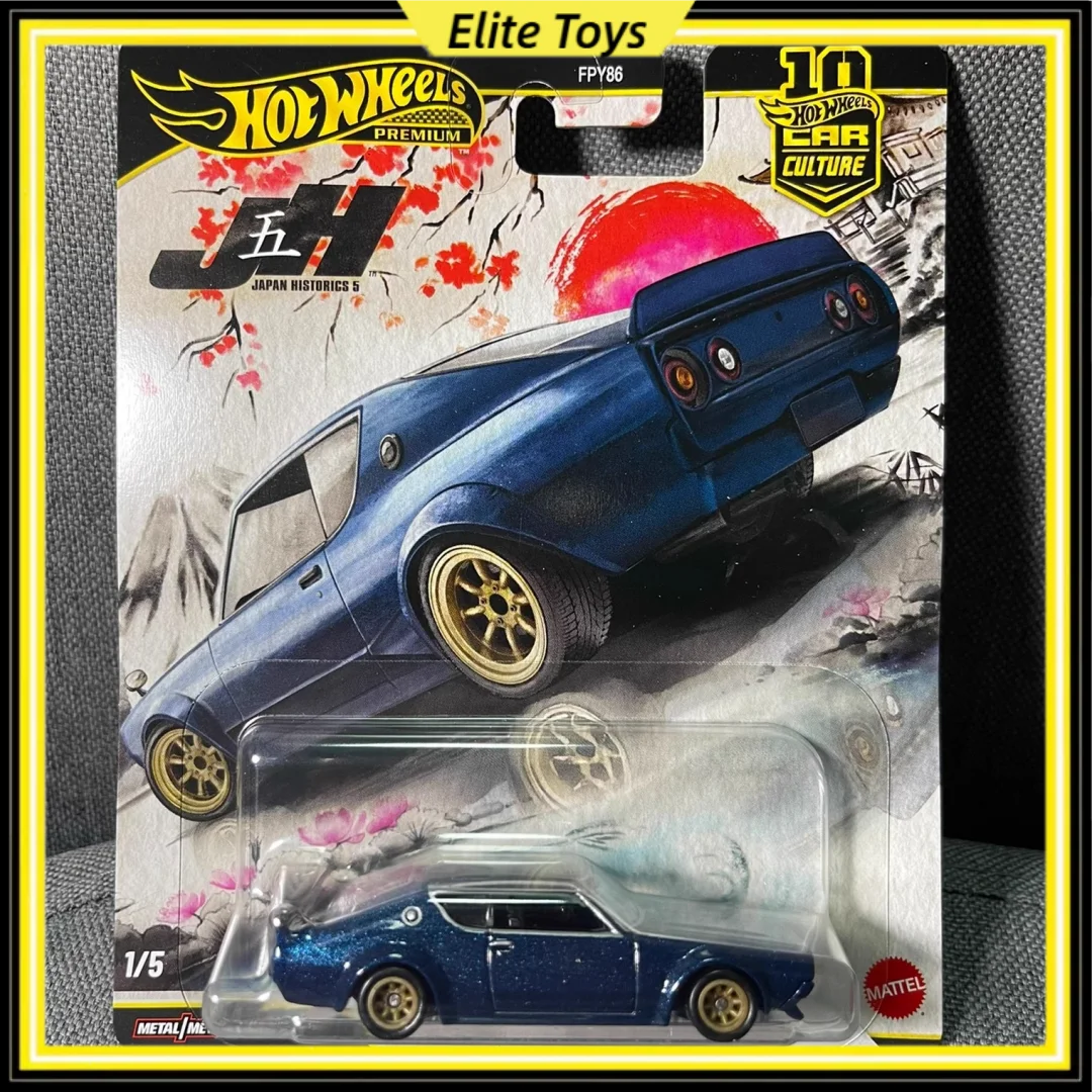 Hot Wheels Premium 1:64 Diecast Modello di auto Nissan Skyline 2000GT-R Lbwk Storia giapponese Veicolo da collezione Toy Car Cultura Fan
