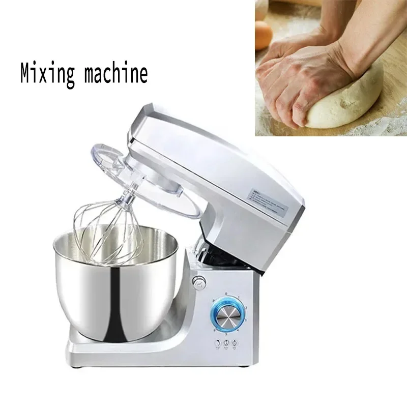 Commercial 1500W Multifunctional Dough Mixer Household Electric Food Mixer 5.5L Egg Cream Salad Beater Cake Mixer