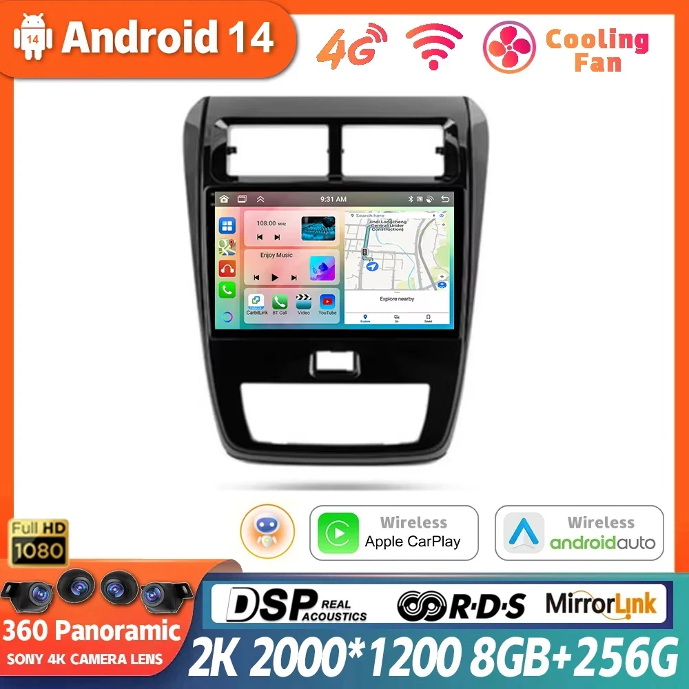 

Android 14 Carplay Android Auto Car Radio For Toyota Wigo Agya Aygo 2020 - 2023 Stereo Head Unit Multimedia Player Radio 4G