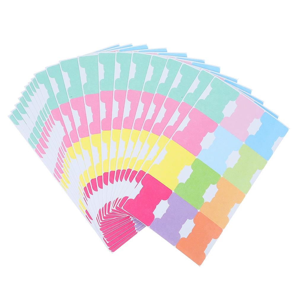 

24 Pcs Notebook Bookmarks Books Index Tabs Self Adhesive Annotation Supplies Binder Label Markers