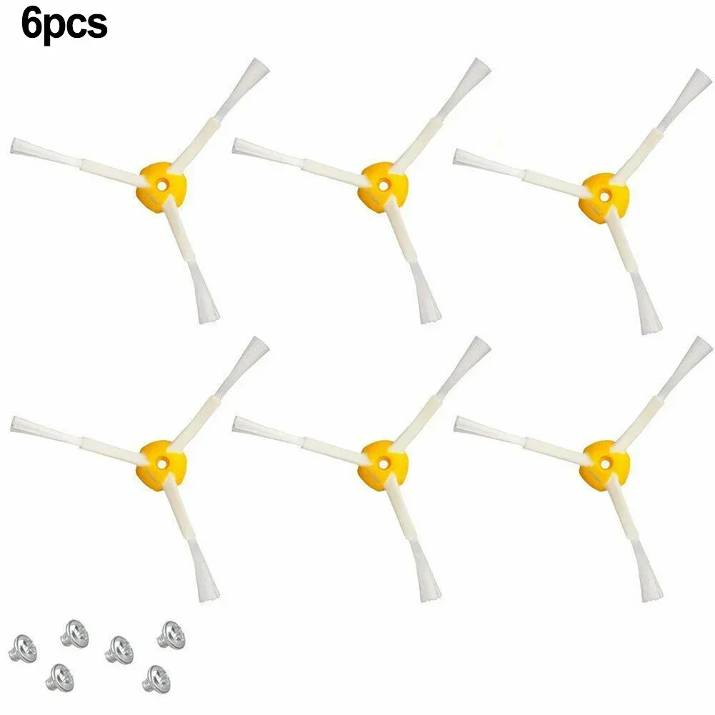 3/6 Pcs Side Brush & Screws For Irobot 500 600 700 Series Sweeping Robot Household Cleaning Sweeping Robot Replacement Spare