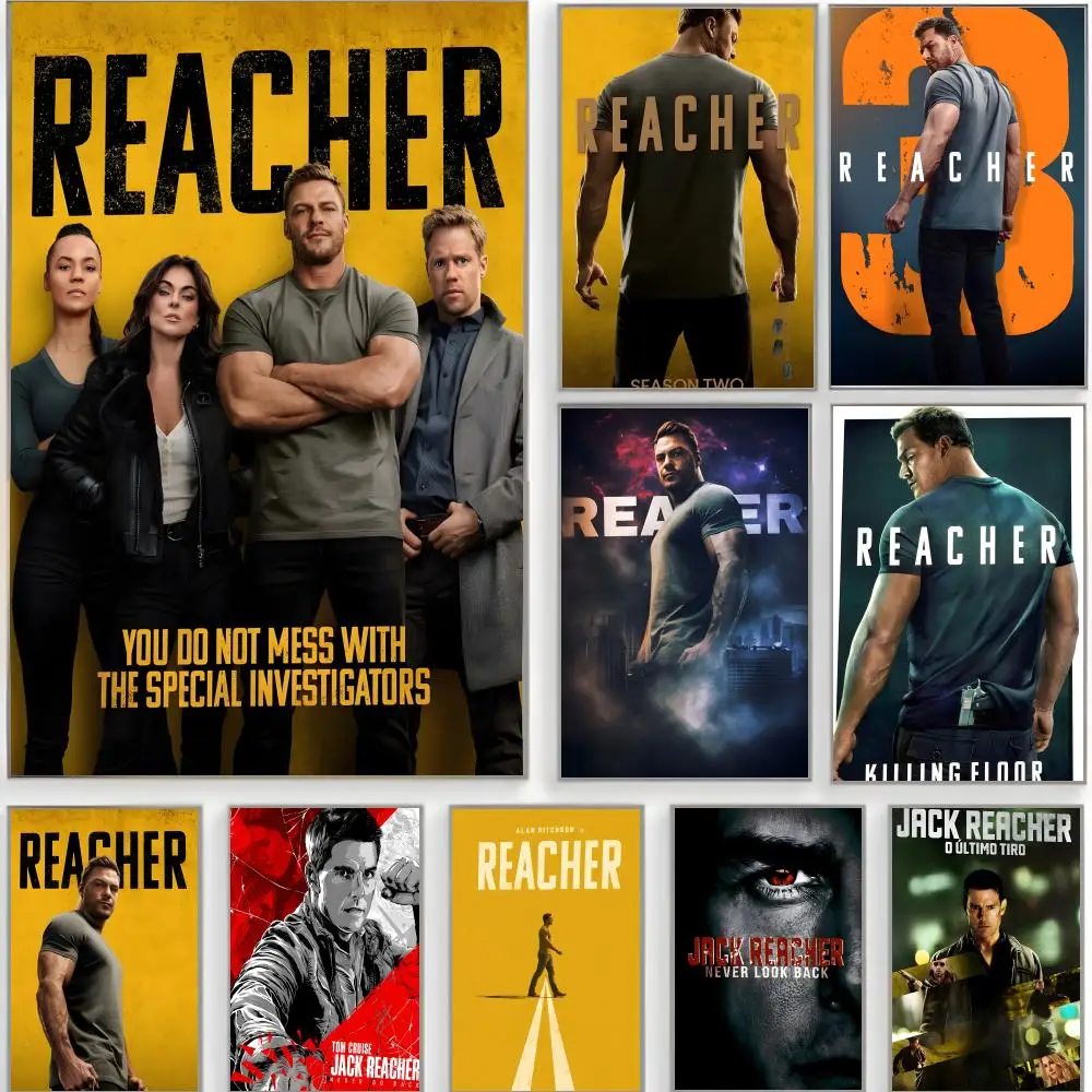 Reacher Poster Classic Wall Art  Home Decor  Peel and Stick Unframed