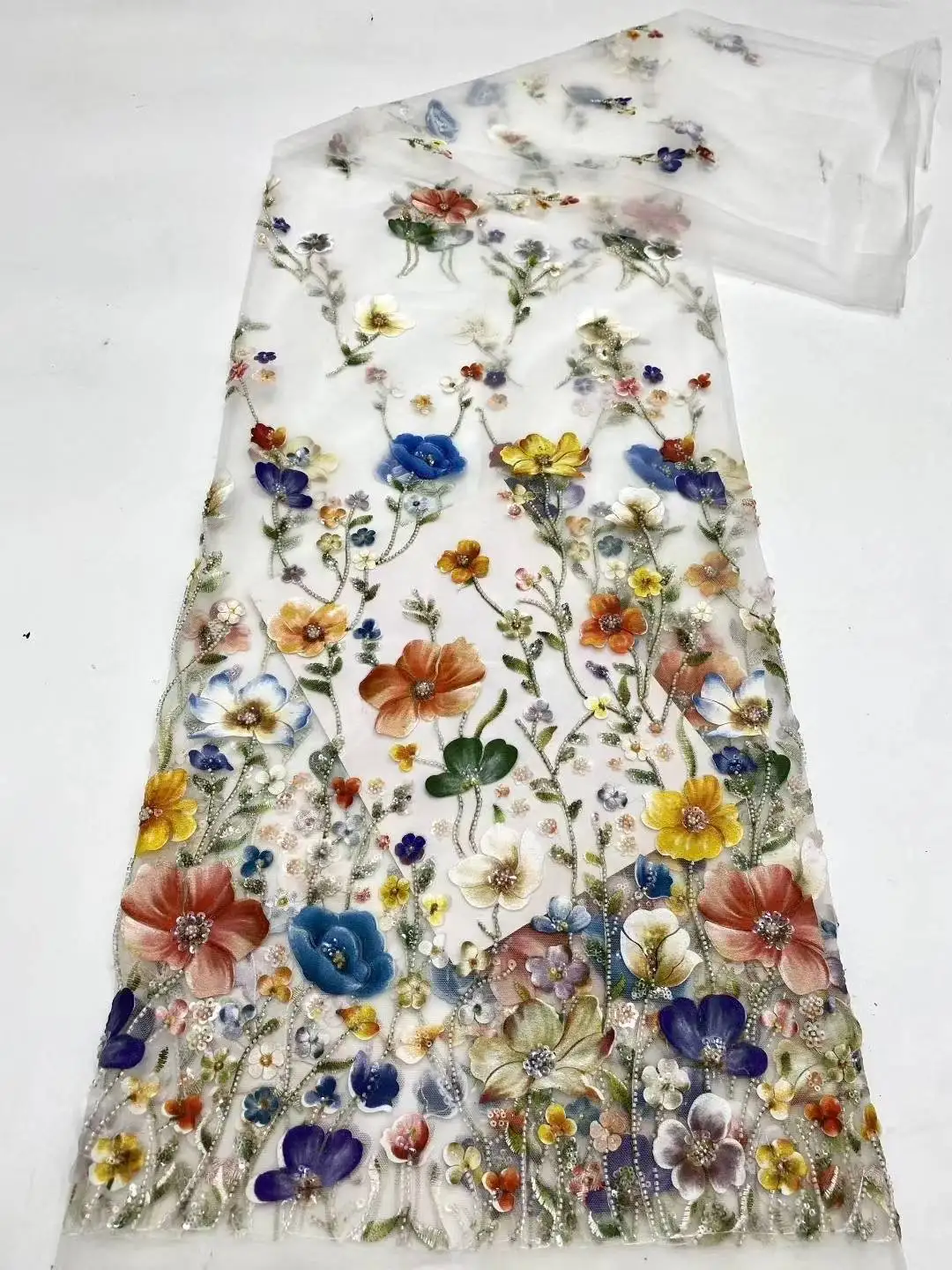 أحدث قماش دانتيل تول أفريقي 2025 قماش زفاف عالي الجودة دانتيل فرنسي نيجيري مع دانتيل ترتر لنسيج الدانتيل