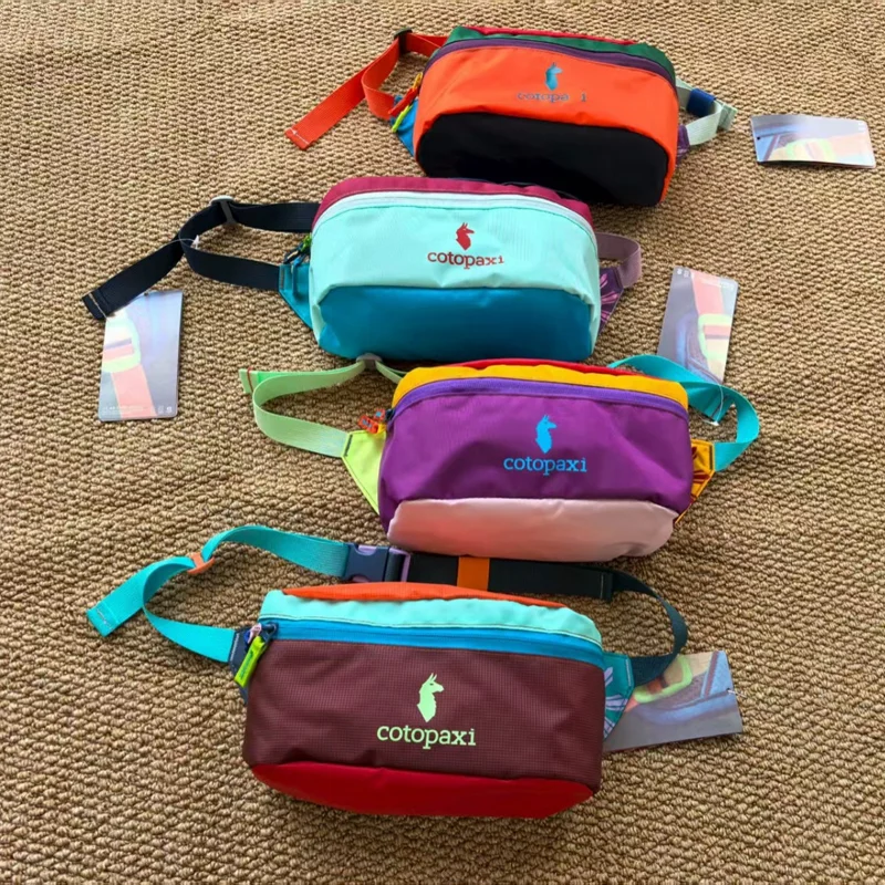 1.5/3L Cotopaxi عبر الجسم الدوبامين الصدر ماكياج حقيبة أدوات الزينة في الهواء الطلق موضة حقيبة كتف زوجين الخصر جيوب حقيبة مهرجان هدية