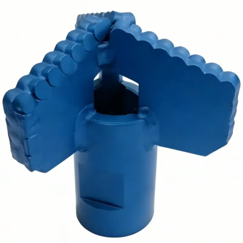 245mm 3-Blade PDC Drag Bit Pdc Drill Bits for Grouting Drainage Slope Support Anchoring Water Well Drilling
