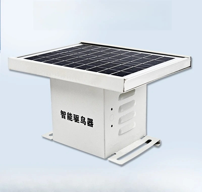 2025 Repellente per uccelli intelligente vocale ad ultrasuoni ad energia solare per sottostatiche all'aperto per spavare e guidare gli uccelli