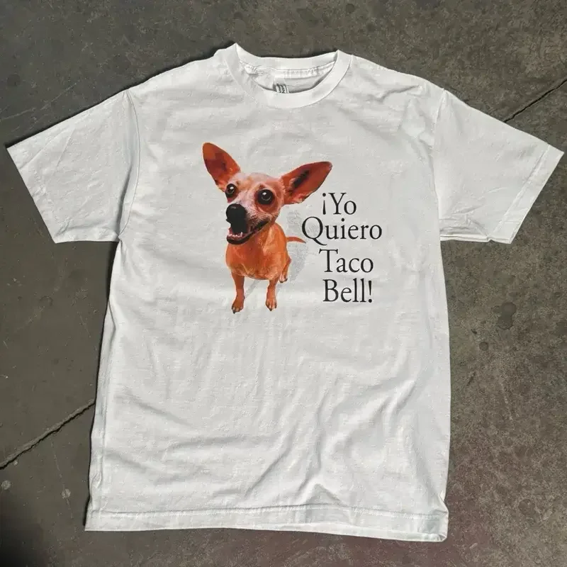 Funny Chihuahua Graphic Tee - Cute Animal Aesthetic Casual Top, Soft Pre-Shrunk 100% Combed Cotton,Clothes, Cute Shirts, Good Graphic Tees, Whimsical Clothes
