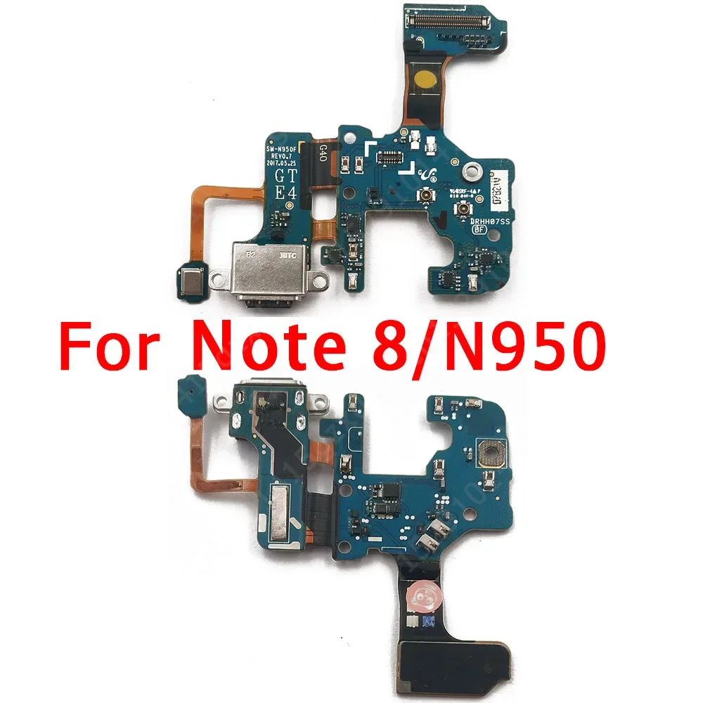 Charging Port For Samsung Galaxy Note 7 8 9 10 Plus Lite N950 N960 N970 Charge Board Usb Connector Flex Cable Plate Spare Parts