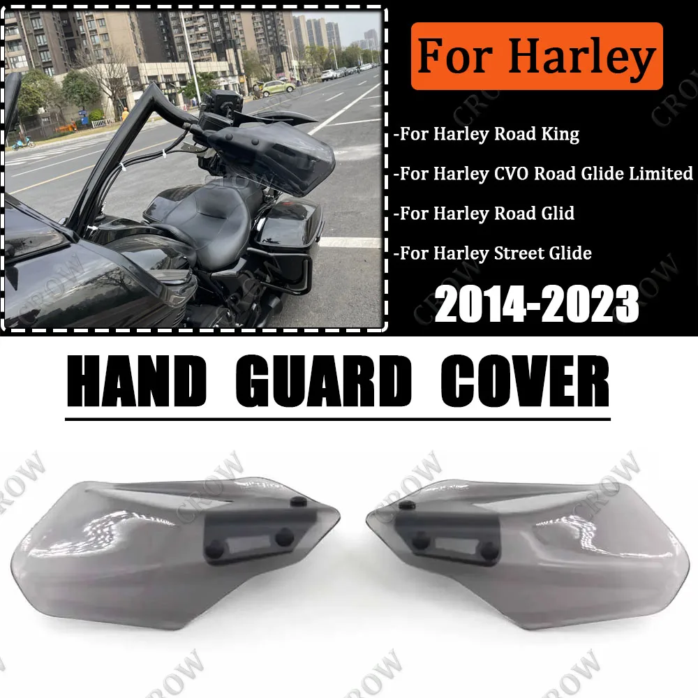 New Motorcycle Accessories Windshield Hand Guards Hand Guards Hand Guard Cover For Harley Road King Street Glide 2014-2023