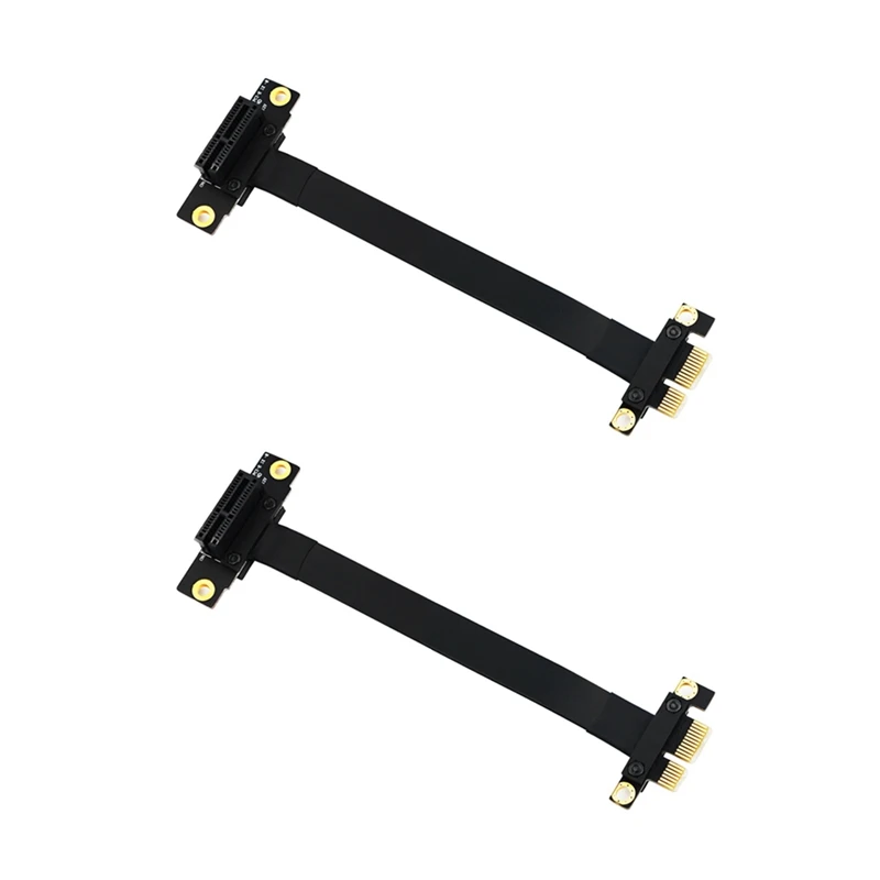 حار TTKK 2X PCIE PCI الناهض PCI-E اكسبرس الناهض بطاقة PCIE X1 تمديد كابل ل اللوحة موسع محول كابل محول 20C