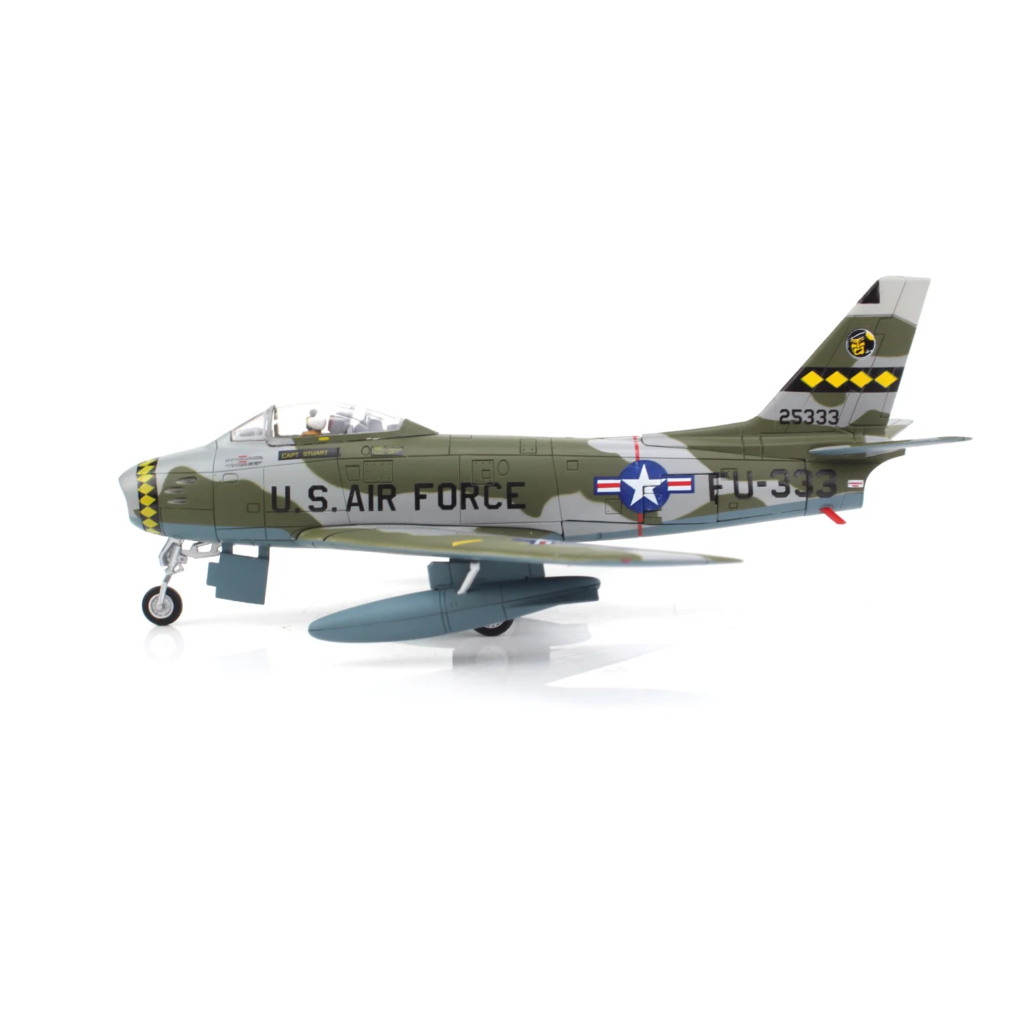 

HA4333 1/72 F-86F USAFE 25333 461st Fighter Day Sqn West Germany 1955 Static Alloy Aircraft Model