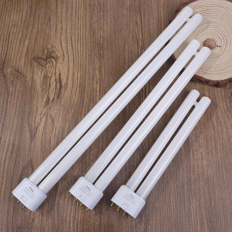 Fluorescent Tube 18W 24W 36W Energy Saving Lamp CFL 4 Pins Twin-Tube Energy-saving Light Bulb H Tubes White