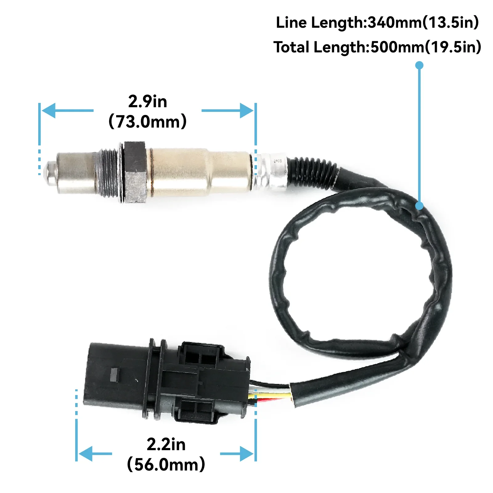 

High Quality Air Fuel Ratio Sensor New OEM Bosch LSU4.9 O2 UEGO Wideband Oxygen Sensor for PLX AEM 30-2004 X-Series 0258017025