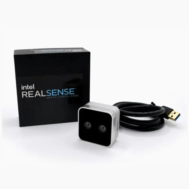 Intel realsense D405กล้องสเตอริโอระยะสั้นที่มีความแม่นยำย่อยมิลลิเมตร