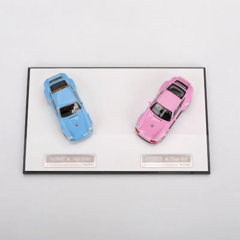 Zincit Model 1/64 Singer DLS Set APAxpo Metalowy Model Pojazdu z Odlewu Ciśnieniowego, Kolekcja, Prezent dla Chłopca na Boże Narodzenie