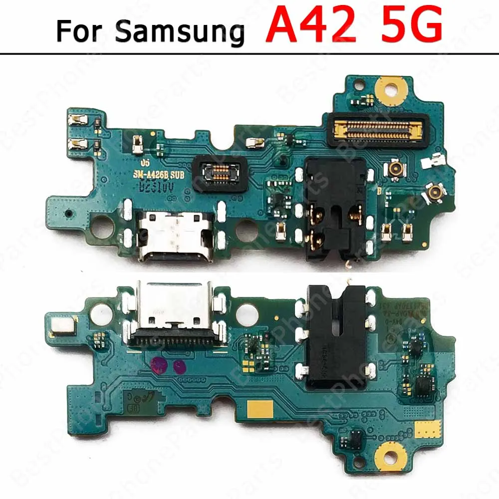 Usb Connector For Samsung Galaxy A52 A52s A72 5G A02 A02s A12 A22 A32 A42 Charging Port Charge Board Replacement Parts