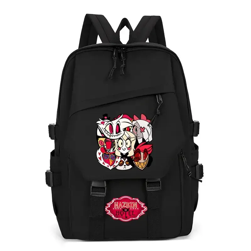 

Helluva Boss Cartoon Backpack Teenarges Schoolbag Boys Girls Fashion Shoulder Laptop Travel Outdoor Bags Ruskback