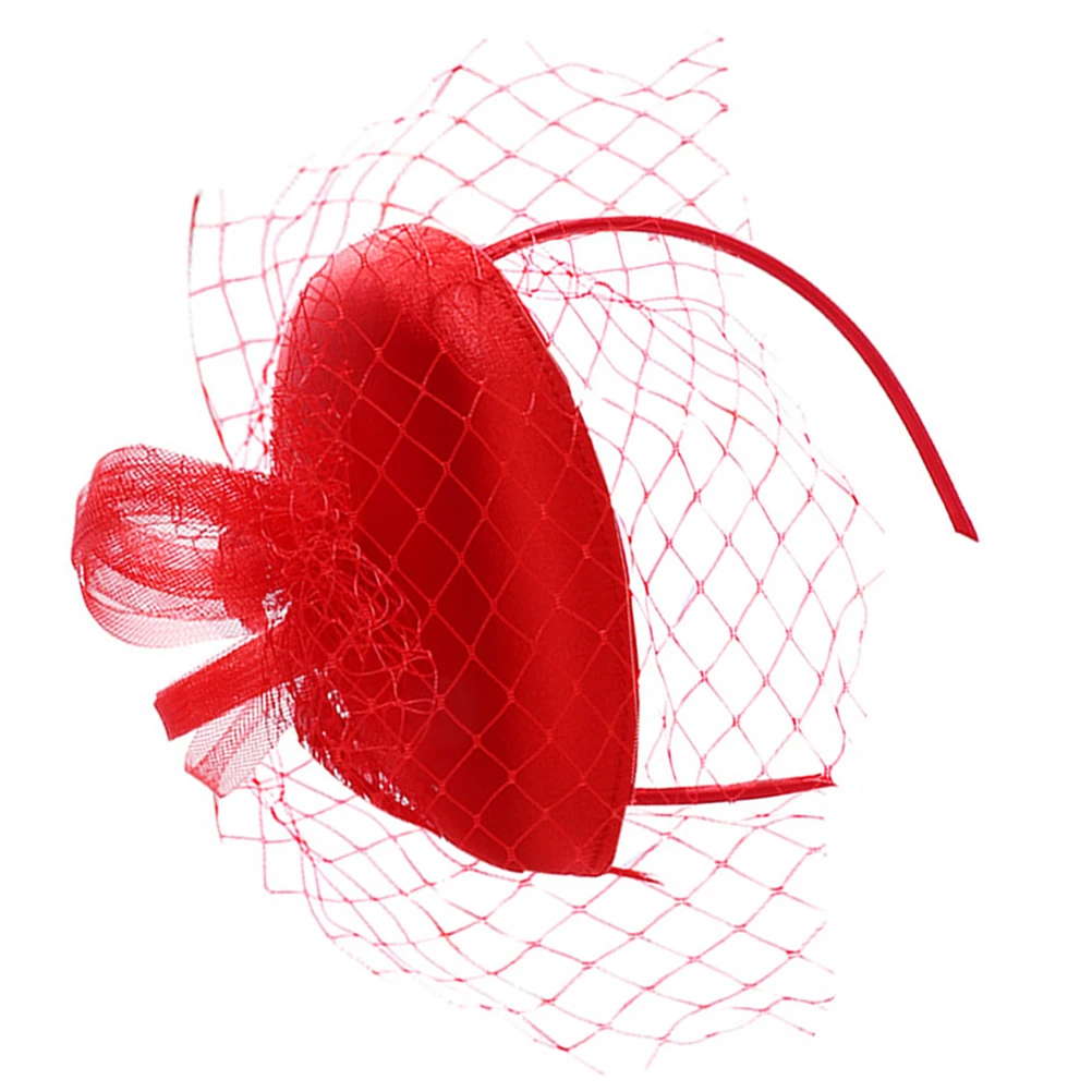 

Mesh Beret Hair Fascinator Bridal Veil Headdress Party Hair Hoop Sun Protection Headb s Lady Accessories Elegant Charm