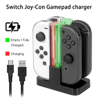 DOBE Charging Dock Compatible with Switch for Joy Con & OLED Model Controller with Lamppost LED Indication