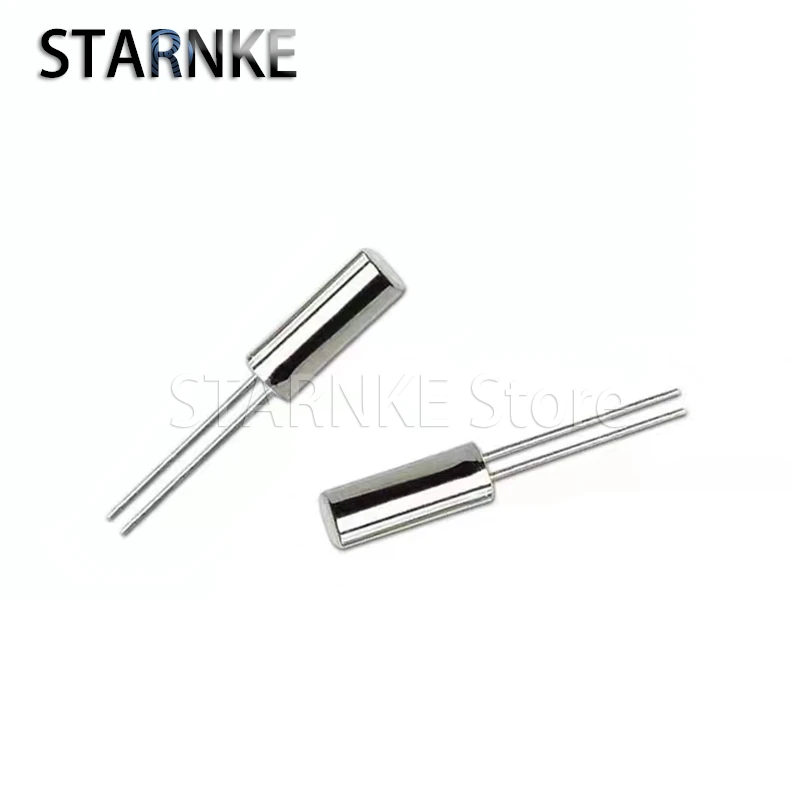 20PCS DT-206 In Line Cylinder Crystal 2*6 Resonator 25MHZ 25.000MHZ 25M Tuning Fork