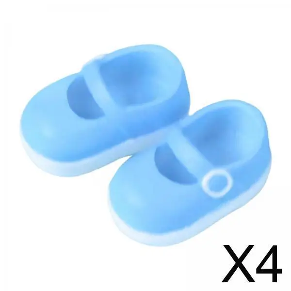 

Action Figure Body Doll Shoes Mini Slippers Silicone Doll Costume Accessories for 1 12 BJD Dolls