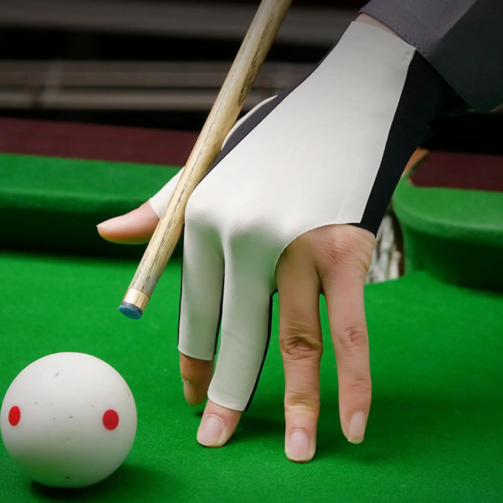 

Left Hand Billiard Glove 3-Finger Sports Accessories Pool Table Gloves For Beginners Professionals Men Women Matches Home Game
