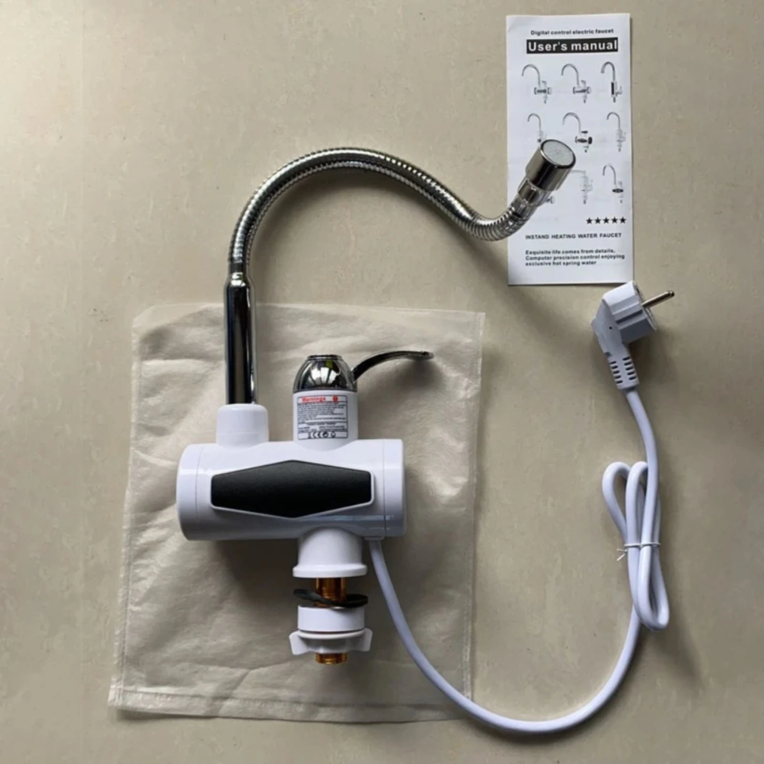 Instant   Heater Rapid Heating Faucet with Temperature Display