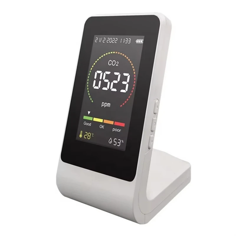 

Real-time Refresh Indoor Portable Air Quality Monitor with Type-C USB Charging CO2 Monitor
