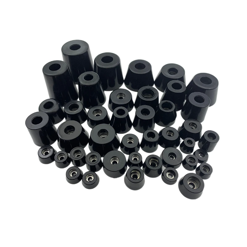 4/8pcs Foot Pad Full Rubber Tips Table Box Speaker Furniture Leg Shock Stand Absorber Non-slip With Gasket
