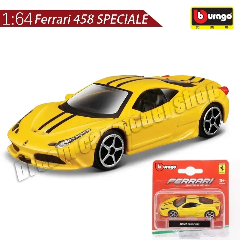 نموذج سيارة من سبيكة Bburago-Cast ، سلسلة Ferrari ، شو GTB ، Pista F50 ، 488GTB ، F12TDF ، هدية خاصة قابلة للتحصيل ، 1:64