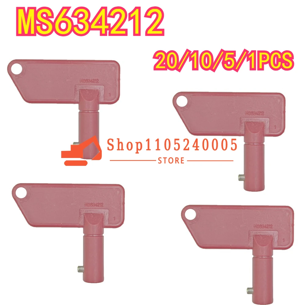 20/10/5/1PCS New Battery Disconnect Isolator Ignition Key #48 MS634212 87185